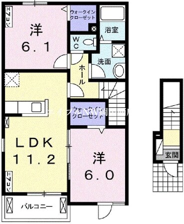 サンシャインハウスⅡの物件間取画像